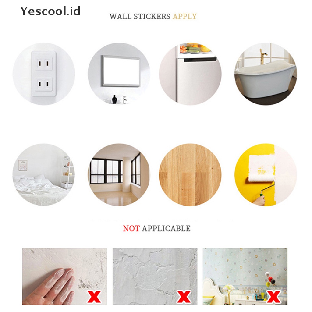 【Yescool】 Sunflower Wall Sticker Kitchen Waterproof Decals  For Bedroom Home Decoration .