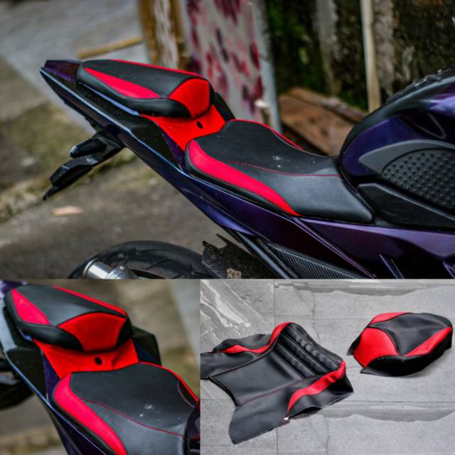 SEAT SKIN CBR 150 2016-2019 SARUNG JOK LUIMOTO CBR SINGLE SEAT CBR VISOR WINGLET CBR 150 KEDOK CBR