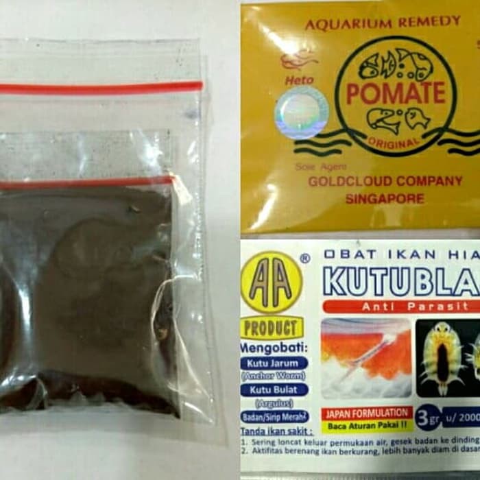 New Paket Obat Karantina Ikan Koi Goldfish Mas Koki Ikan