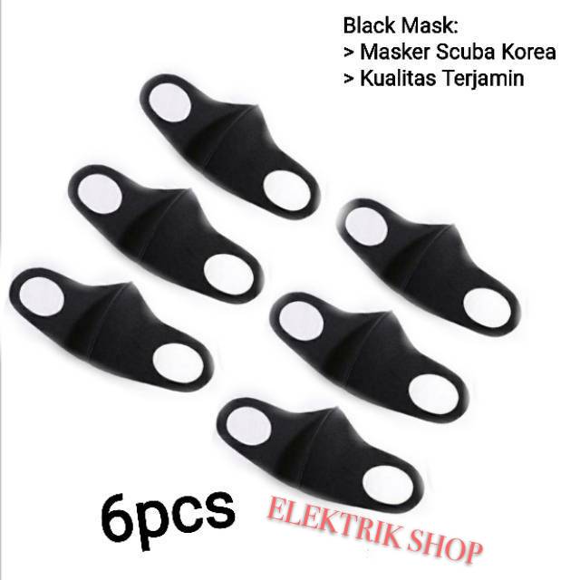 Masker Korea Kain Scuba Anti Debu dan Bakteri Kualitas Terjamin