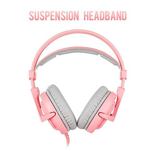 Headset Sades Locust Pink / Sades A6 Pink Gaming Headset