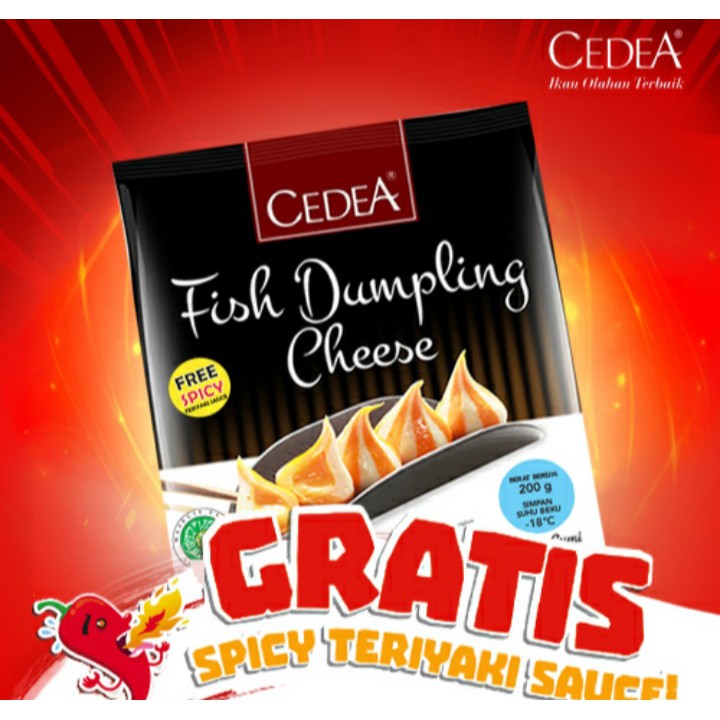 Cedea Fish Dumpling Cheese 200gr