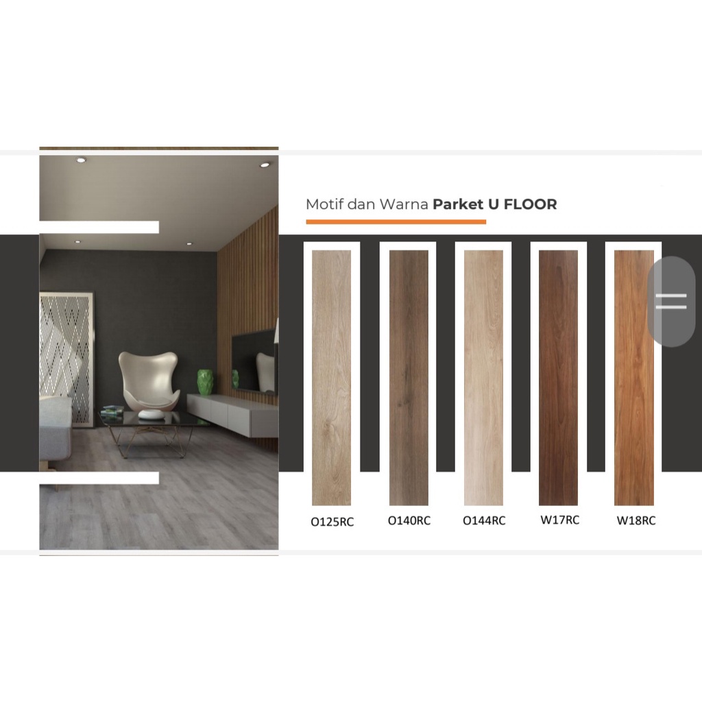 Parket U Floor - Neo | Parket lantai kayu tebal 8mm Tahan Gores