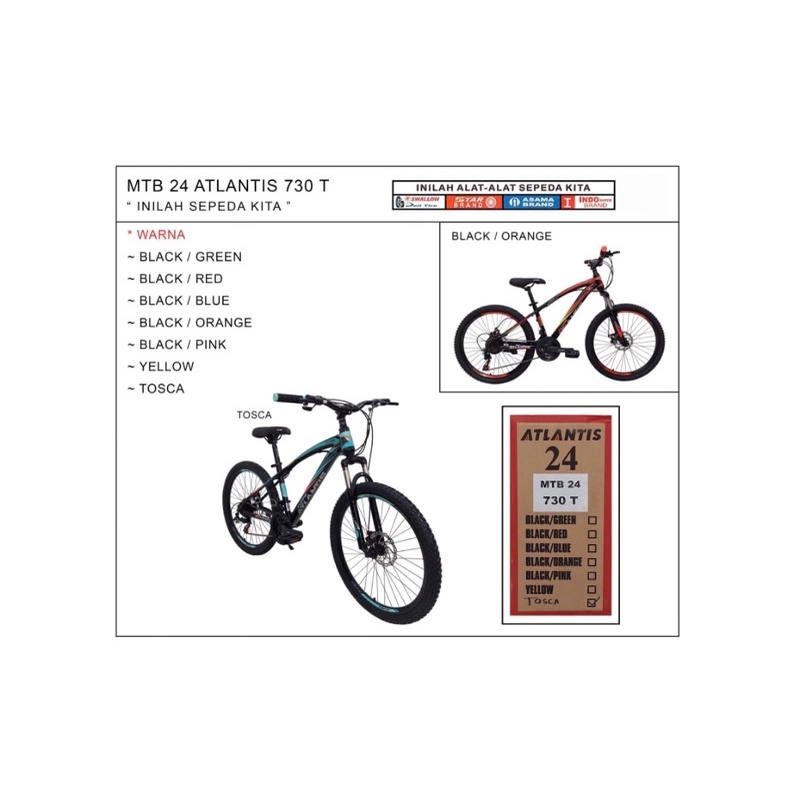 MTB 24” ATLANTIS 730T
