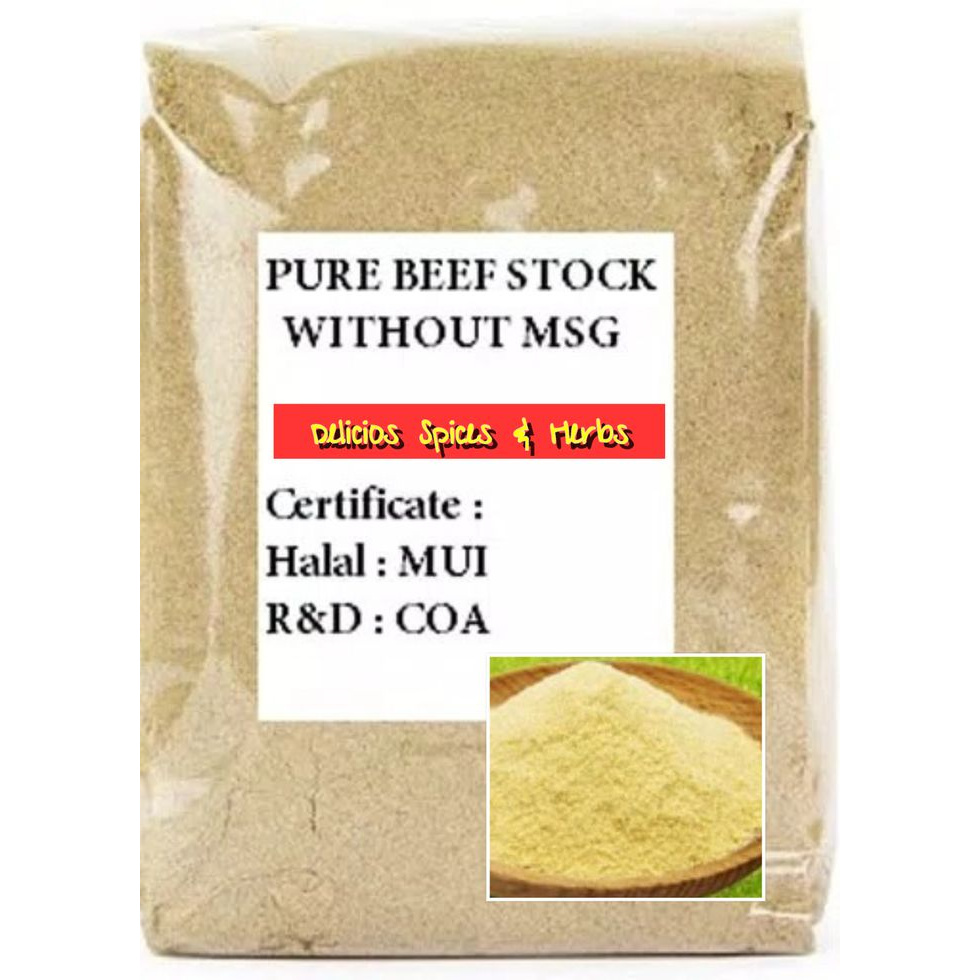 

PRODUK TERBAIK - KALDU SAPI ASLI100% MURNI-1KG/ PURE BEEF EXTRACK POWDER NON MSG HALAL