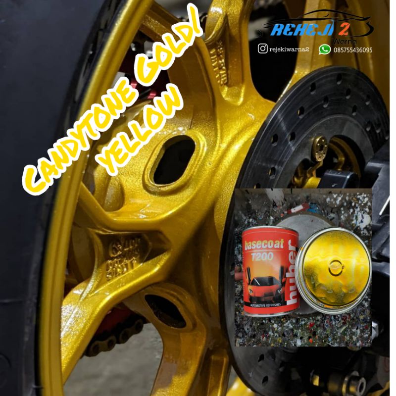 Cat PU Candy Yellow/ Gold Kuning - Huber