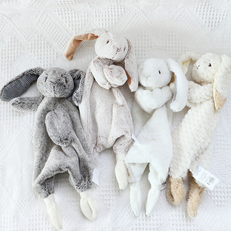 Mary 11 ''Little Rabbit Hand Puppet Toy Handmade Tidur Untuk Liontin Boneka Mainan Interaktif Untuk Bayi Emosi Halus Strol