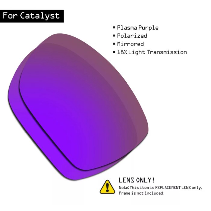 Lensa untuk Sunglasses Oakley Catalyst - Violet Purple