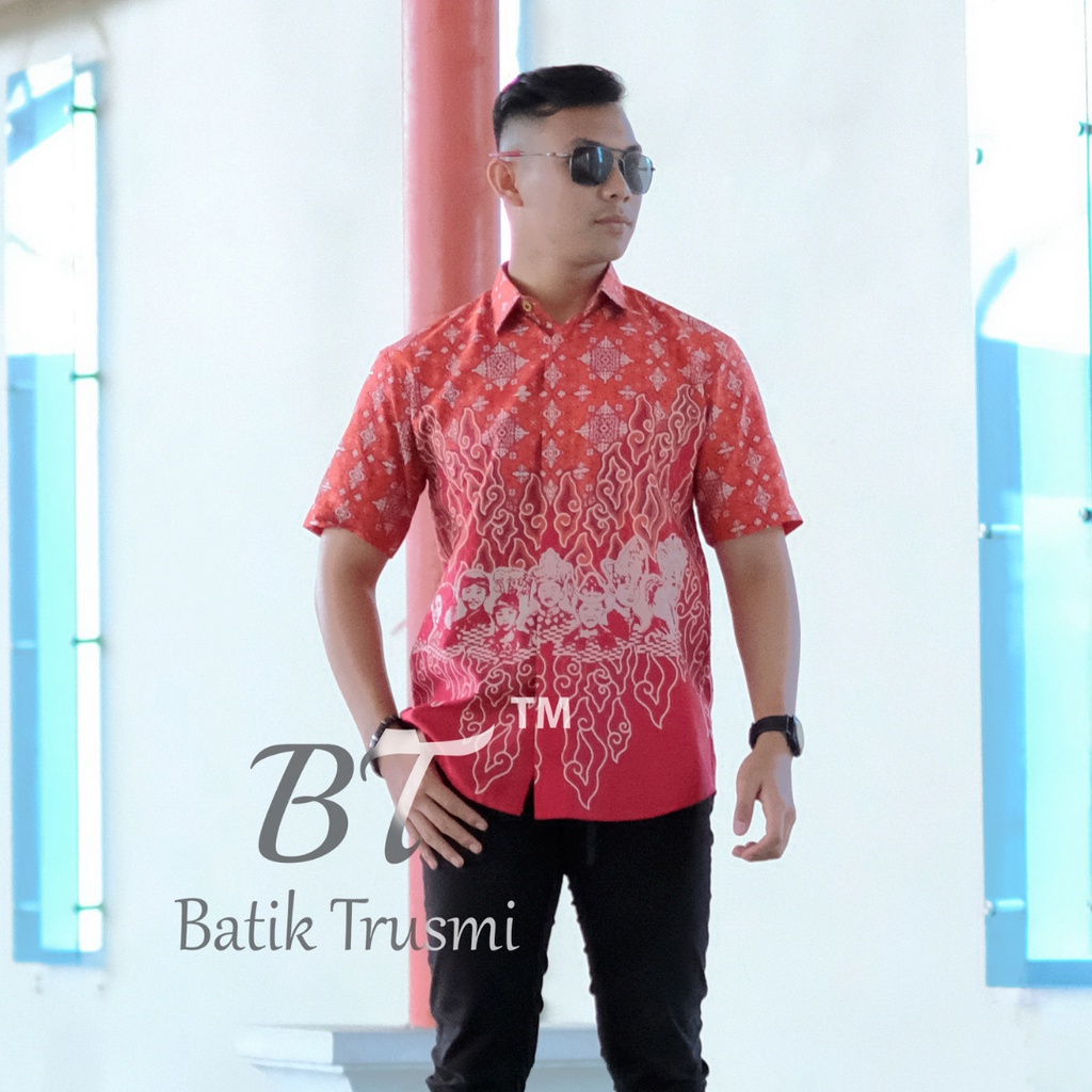 Jual BATIK TRUSMI Hem Batik Motif 75 Ribu Lengan Pendek Special Edition ...