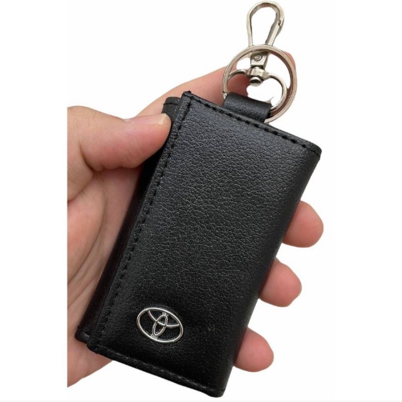 dompet stnk kulit gantungan kunci stnk mobil toyota avanza innova rush calya fortuner raize stnk dom