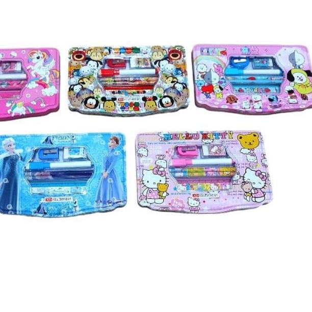 

COD✔️Kotak Pensil Set Kaleng Lebar bisa Tulis Whiteboard karakter Kartun|SQ3