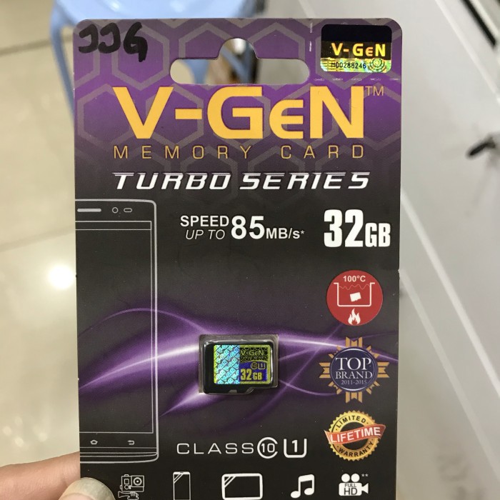 VGEN 32GB CLASS 10 TURBO SERIES SPEED UP TO 85MB/S MMC MEMORY CARD