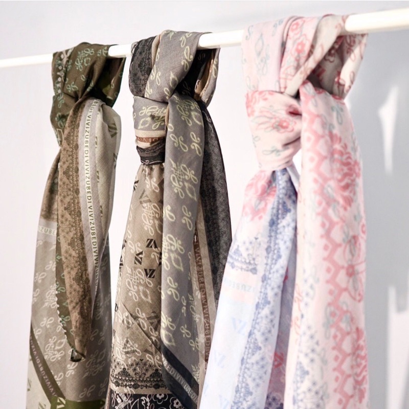 NEW VZ Nayara Scarf Series Authentic Shawl Voal Vivi Zubedi Original