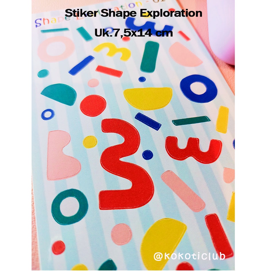 

Sticker Deco / Sticker Aesthetic / Sticker Tumblr / Stiker Shapes Uk 7.5x14 Cm