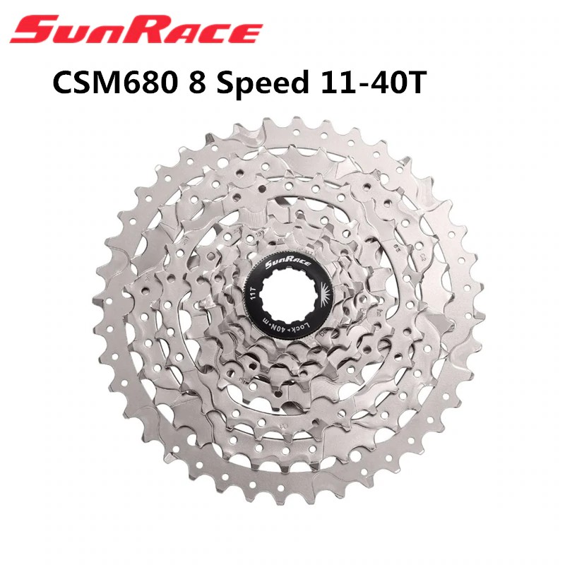 PRODUK IMPORT Sunrace CSM680 8 Speed 11-40T bike bicycle mtb cassette 8-speed 11-40T free shipping