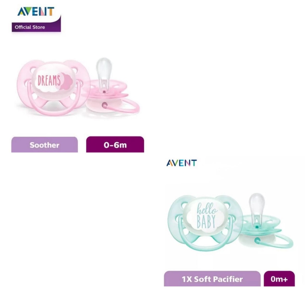 Avent Soother Soft Pacifier 0-6 / kempeng