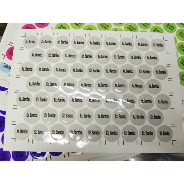 

Stiker / label / sticker nama parfum