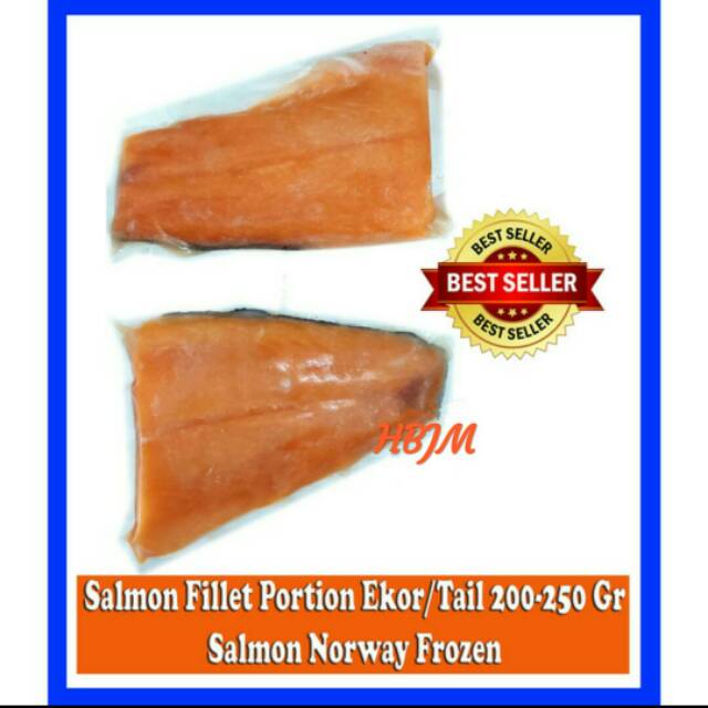 

IKAN SALMON FILLET EKOR 200-250 GR PORTION (Norwegian Salmon Premium)