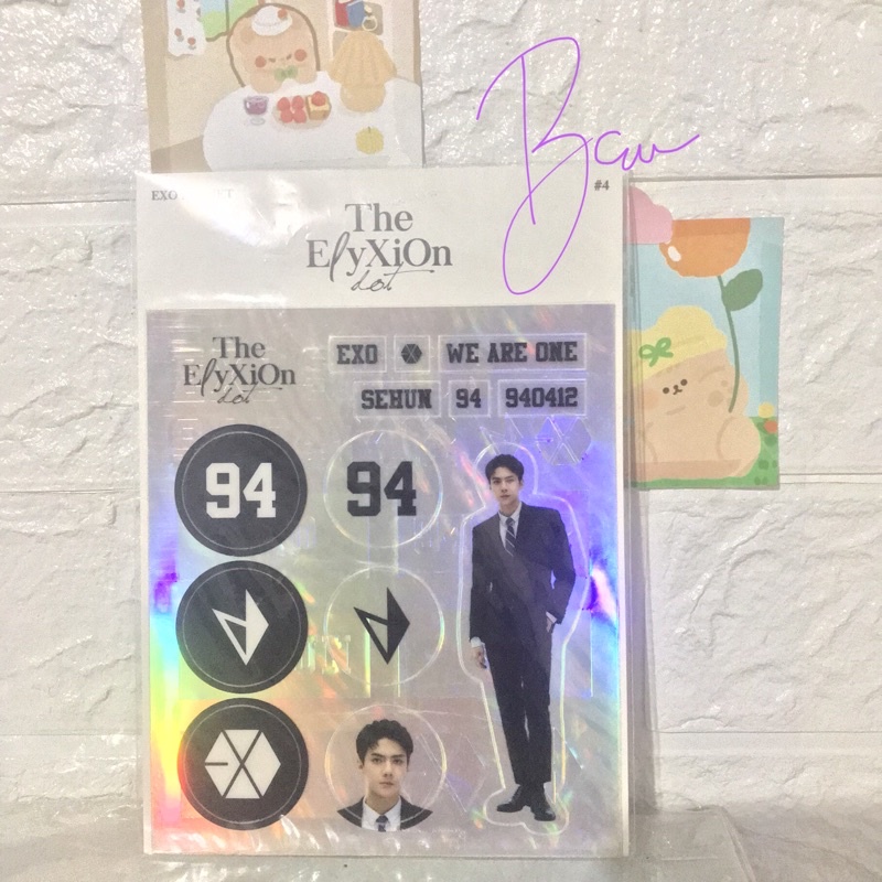 Official Sticker Elyxion dot Sehun tihol Exploration Goods