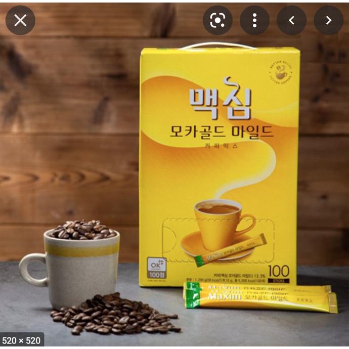 

MAXIM COFFEE KOPI KOREA RASA MOCCA GOLD 1DUS (ISI 100PCS)