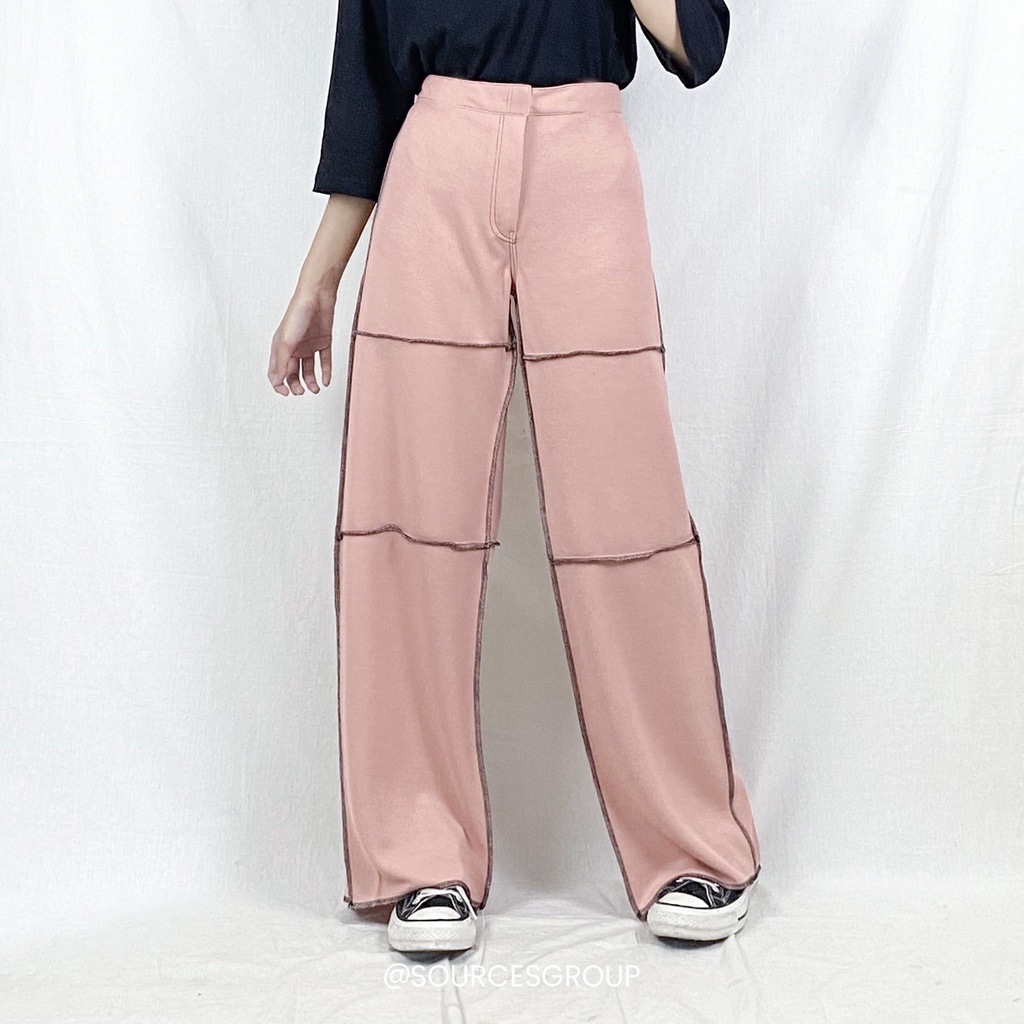 Lezy Kulot Pants | Celana Model Kekinian | Celana Kulot Wanita Bahan Creap