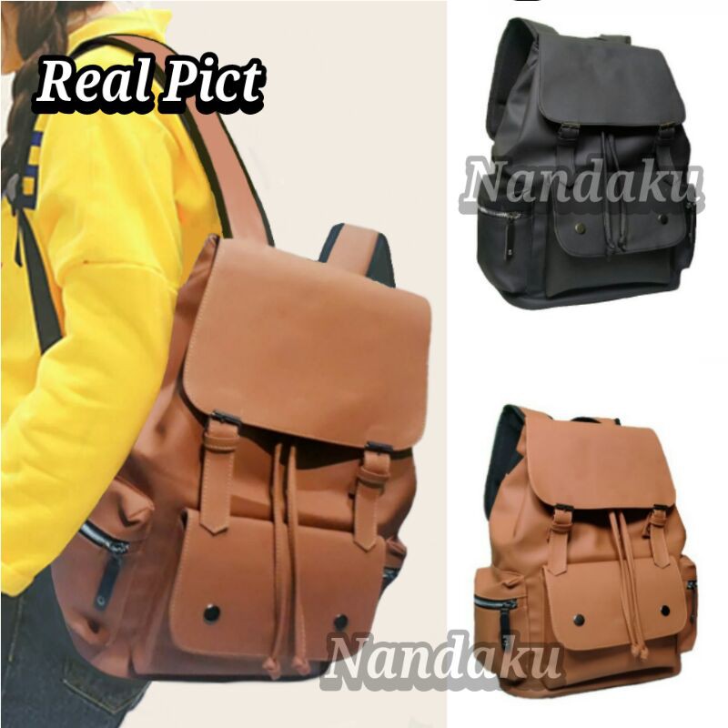 Tas Sekolah Ransel Backpack Cowok Cewek SMP SMA  SMU Kuliah Murah Kent Kent kanvas TAS SEKOLAH