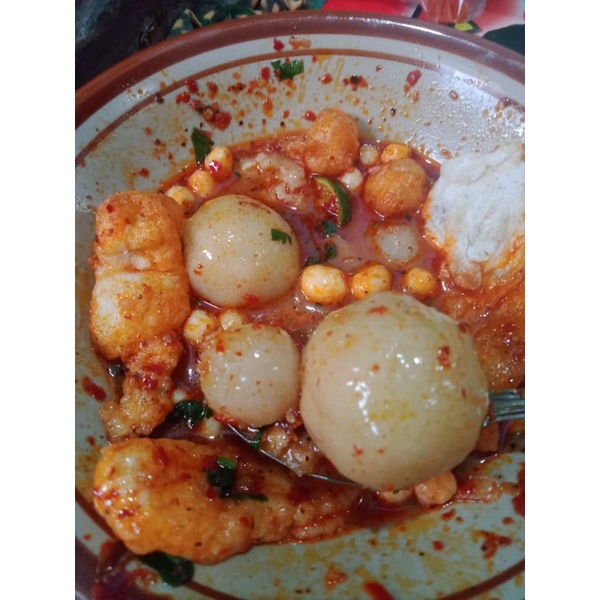 

baso Aci Ayam Suwir Mercon Jumbo Enak lezat pedas