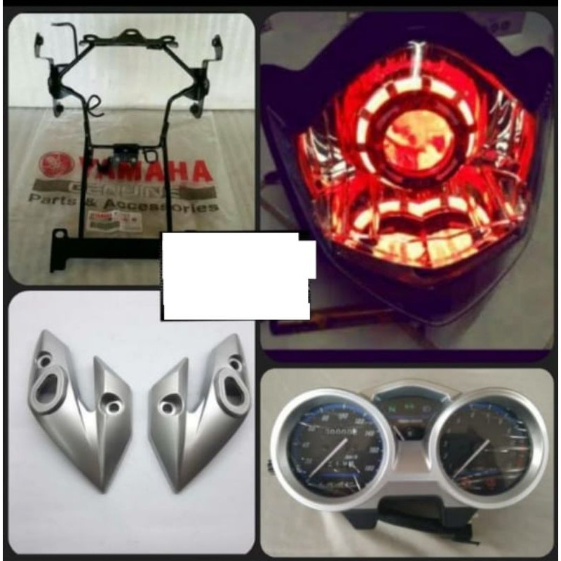 Satu Set Breket Dudukan Lampu Vixion Old Speedometer Vixion Tebal