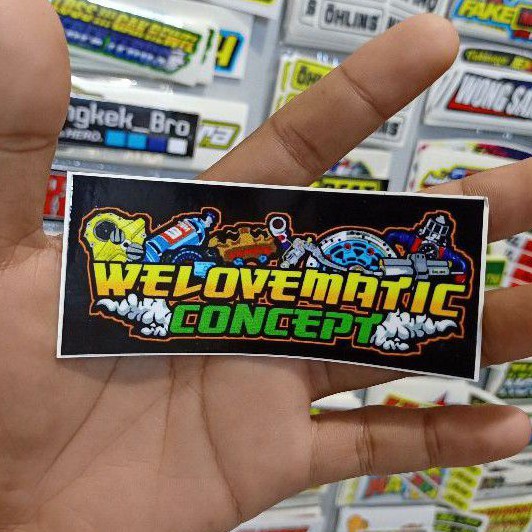 Sticker printing WE LOVE MATIC CONCEPT