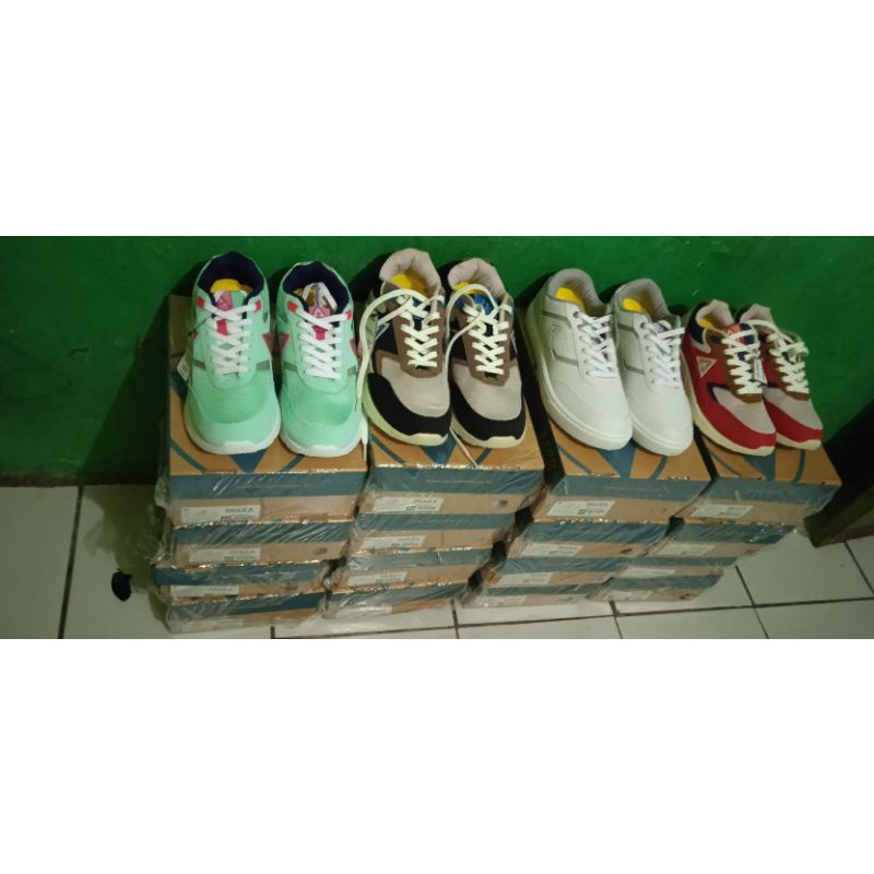 Aerostreet 40 Osaka Mint Silver - Sepatu Sneaker Casual Pria Wanita Aero Street