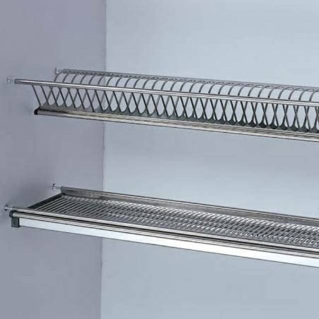 Rak Piring dan Gelas Stainless TACO HW-010SS - 800 mm / 80 cm