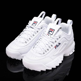 (Kekinian)..!!Sepatu Fila White Ladies Sneakers Fashion