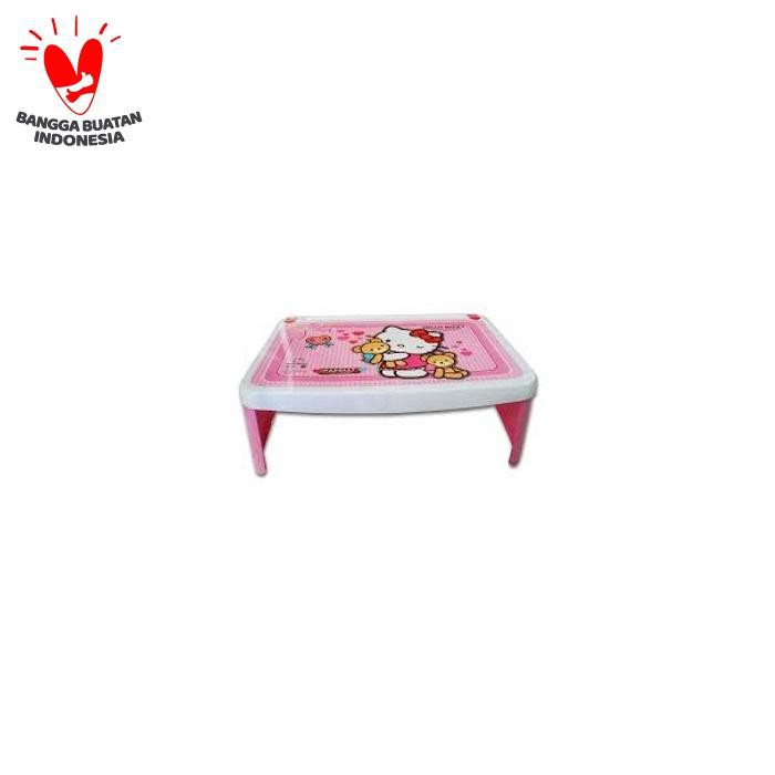 Meja Belajar / Meja Kantor / Meja Anak / Meja Lipat Anak Lesehan Lap Desk Plastik Karakter Hello