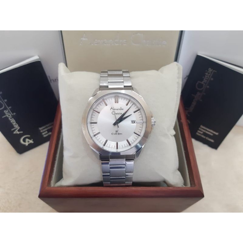 AC8596 // Alexandre Christie Pria AC 8596 MD silver Original