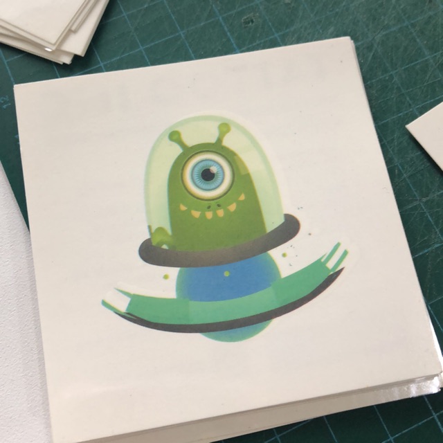 

POTATOO Alien temporary tatto sticker