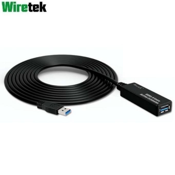 Wiretek Kabel Extension USB 3.0 5 Meter Aktif