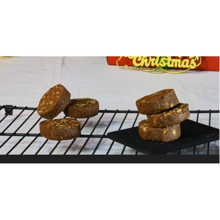 

Choco Almond Cookies