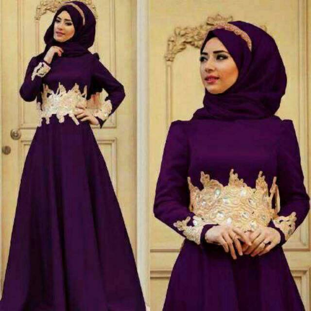 GAMIS CASANDRA UNGU