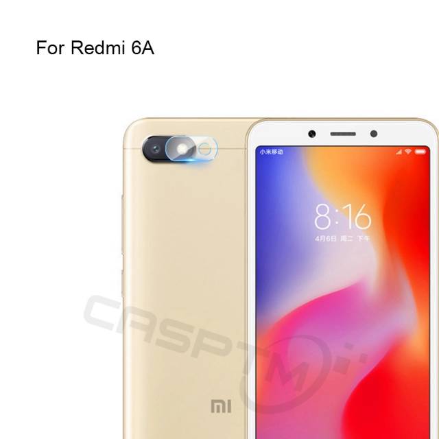 Tempered Glass Camera Lens Xiaomi Redmi 6A TG Anti Gores Kaca Belakang Pelindung Premium