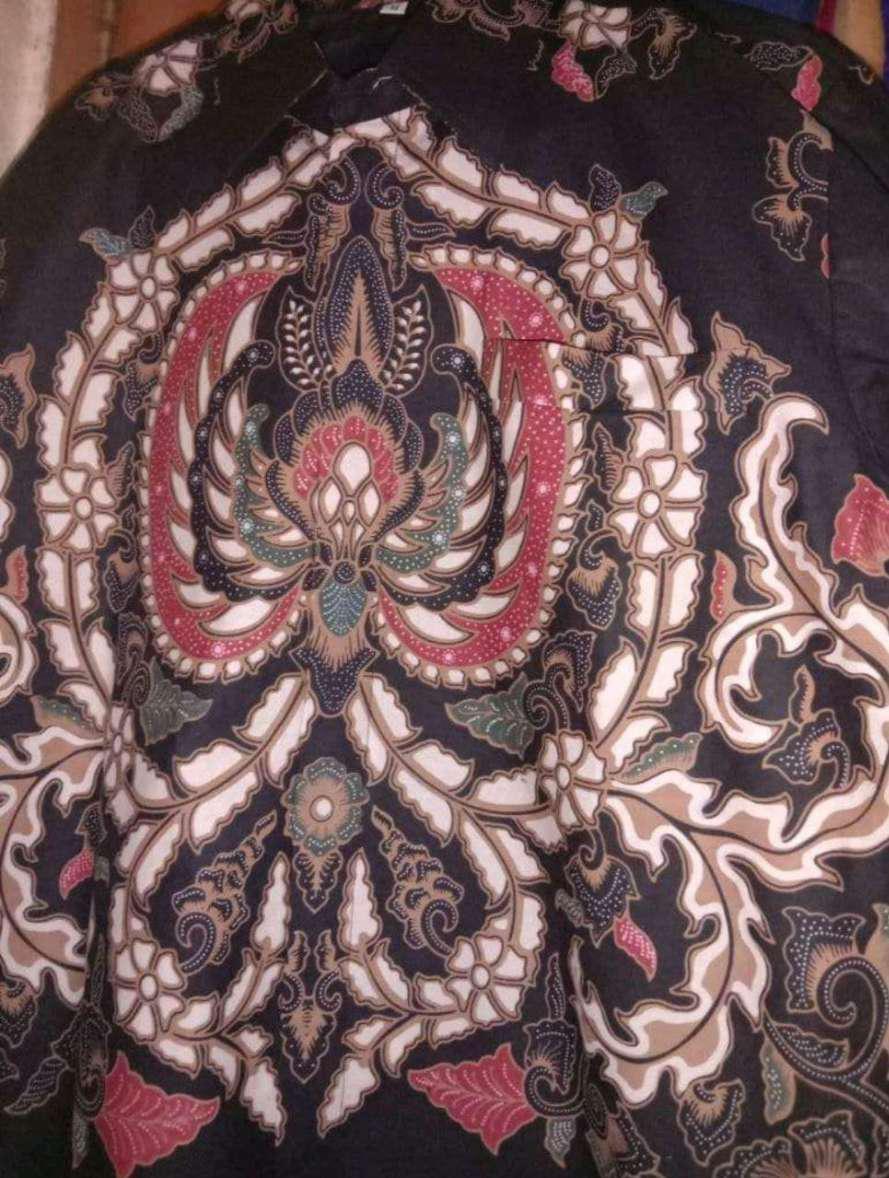 Batik Pria Lengan Panjang Modern Premium Full Furing Original Produksi Batik Aluna Solo Pcw 007