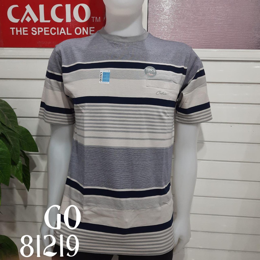 gos CALCIO KAOS OBLONG SAKU Atasan Baju Pria Branded Original Calcio OB1