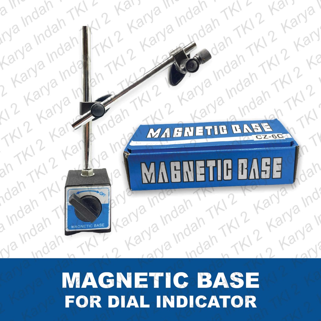 

Magnetic Base For Dial Indicator Stand Dudukan Alat Ukur Gantungan Magnet