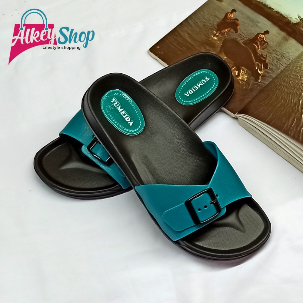 Sandal Selop Karet Wanita Sandal slop Yumeida LD-9061 L - sendal lagi trendy termurah kekinian-2