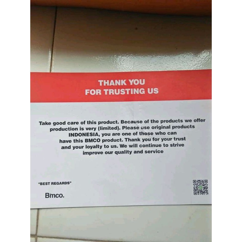 bmco x losing grip