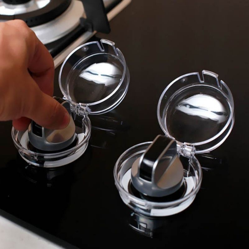 MJ88 ALAT PELINDUNG KNOB KOMPOR GAS TRANSPARANT SEMUA KOMPOR UNIVERSAL SUPER MURAH