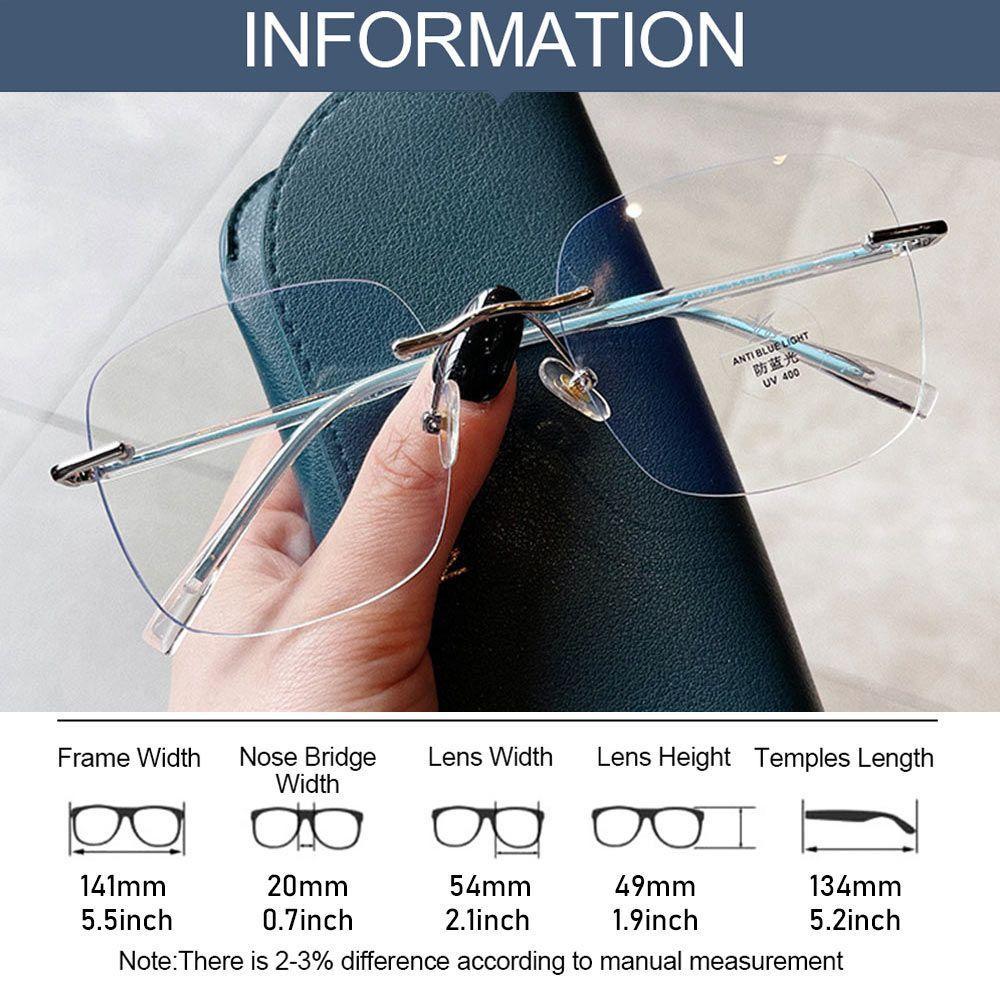 Populer Anti-Cahaya Biru Kacamata Pria Wanita Tahan Lama Perlindungan Mata Ultra Ringan Frame