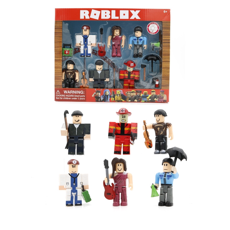 Roblox Figure Jugetes Game Figuras Robloxs Boys Toys Shopee - roblox series 1 officer zombie mini figure