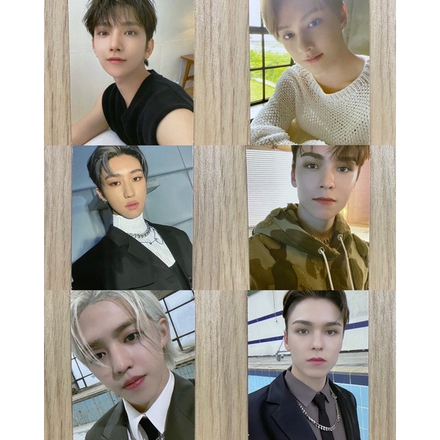 Seventeen Attacca Photocard Op1/Op2/Op3 Joshua, Jun, Vernon, The8, Scoups