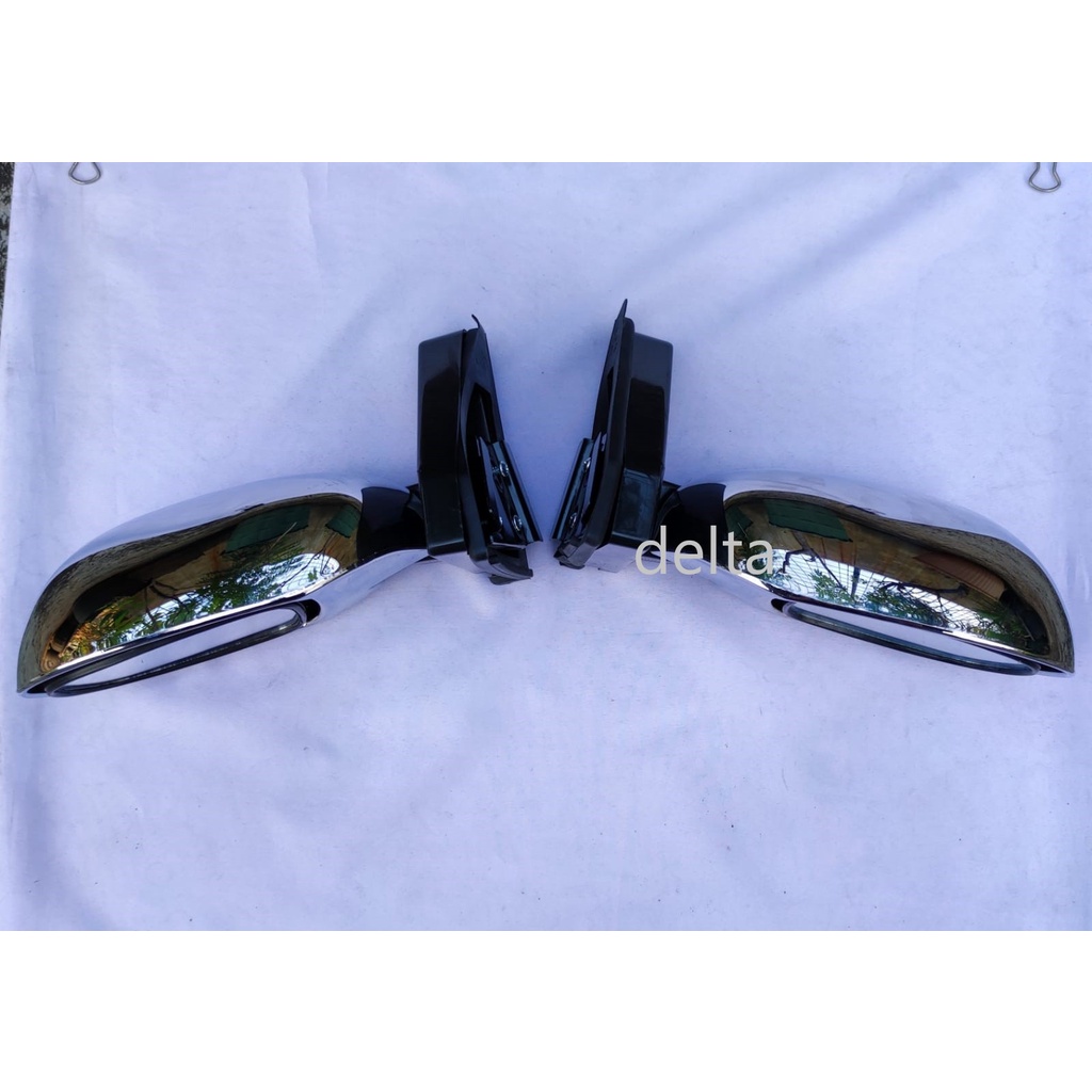 Spion Lipat Chrome M3 Mobil Universal 2pcs Sedan