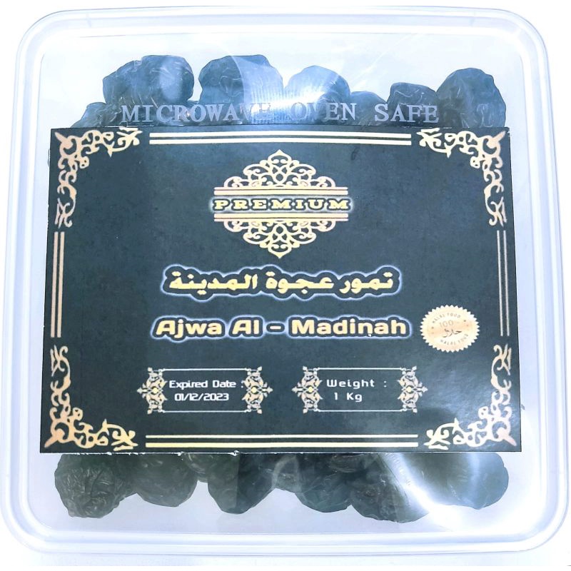 

Kurma Ajwa//Nabi Jumbo//Gede-Gede//Besar-Besar Premium 1kg